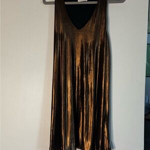 Everly Black and copper Dress
